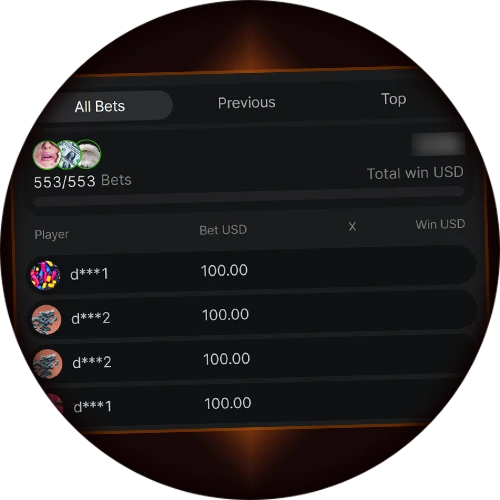 Follow the results of the best players in Aviator at 888bets.