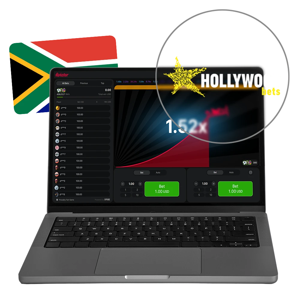 Play Aviator at Hollywoodbets with big bonuses.