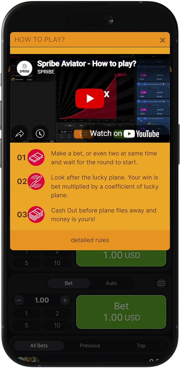 Learn how to play Aviator.