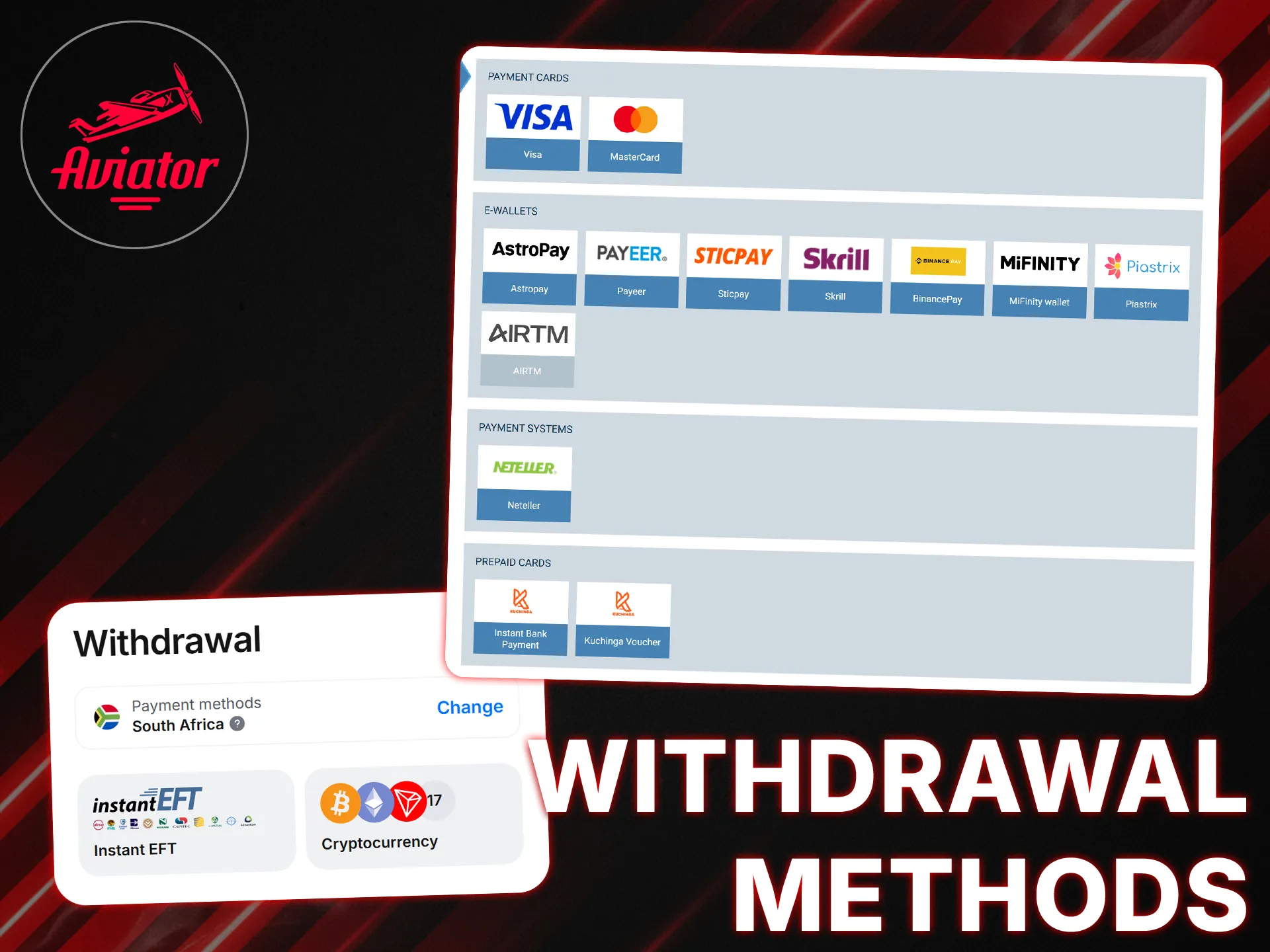 Safely withdraw your winnings from Aviator using a variety of convenient methods.